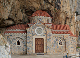 church in mountain side