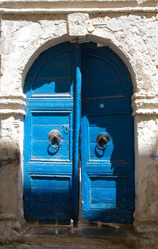 Blue doors