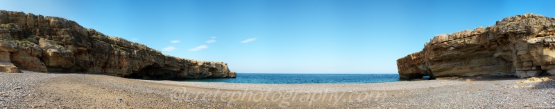 Latzimas beach panorama