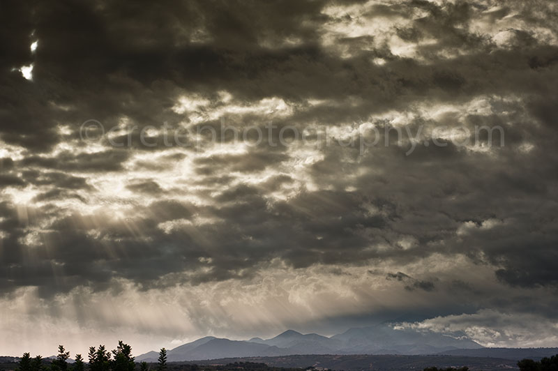 Early morning clouds over Mt Ida