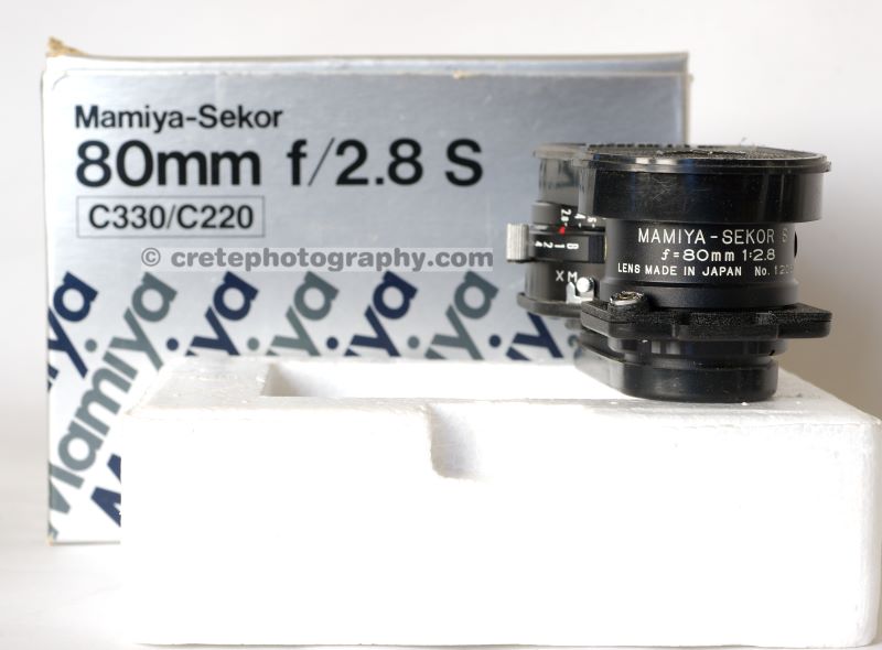 Mamiya Sekor 80mm 1:2.8 lens