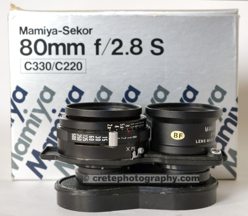 Mamiya Sekor 80mm 1:2.8 lens