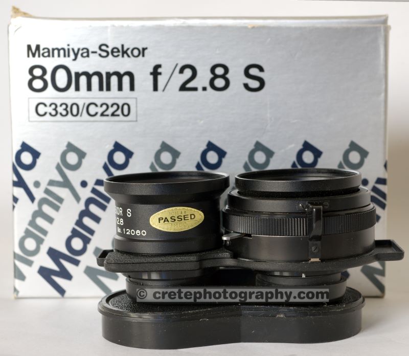 Mamiya Sekor 80mm 1:2.8 lens