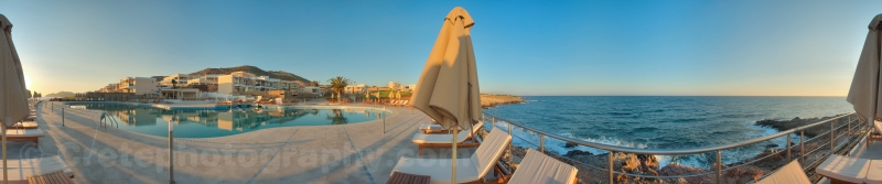 Royal Blue pool and sea panorama