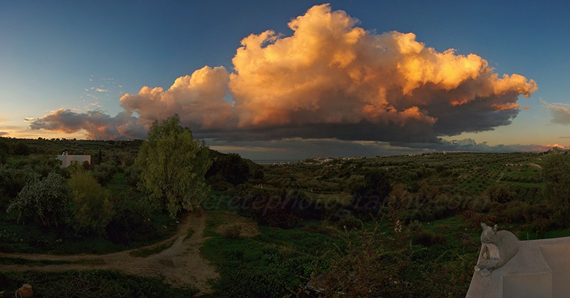 Evening clouds