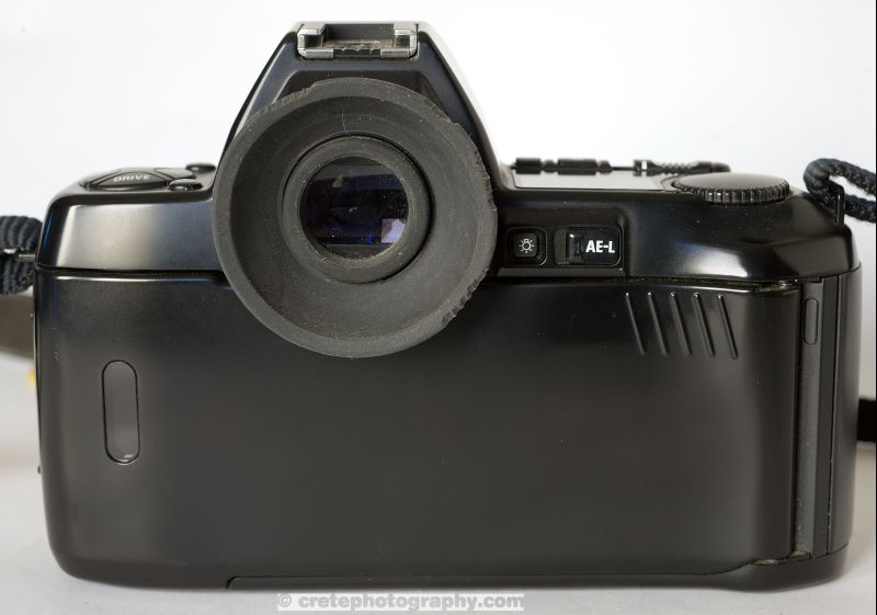 Nikon F801s rear
